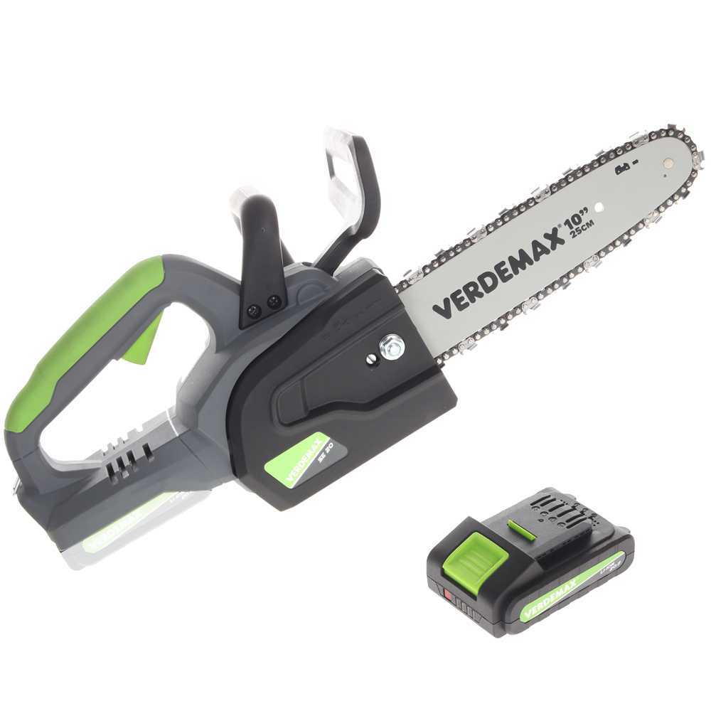 Verdemax SE20 accu kettingzaag, zwaard 20 cm, 20 V 2 Ah | Rabe
