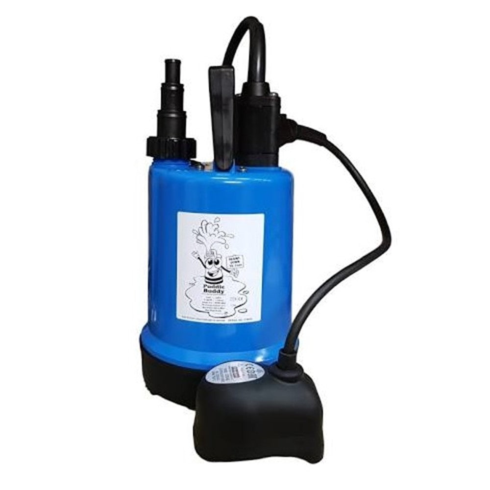 Puddle Buddy vlakzuigpomp + sensomaat productfoto hoge resolutie