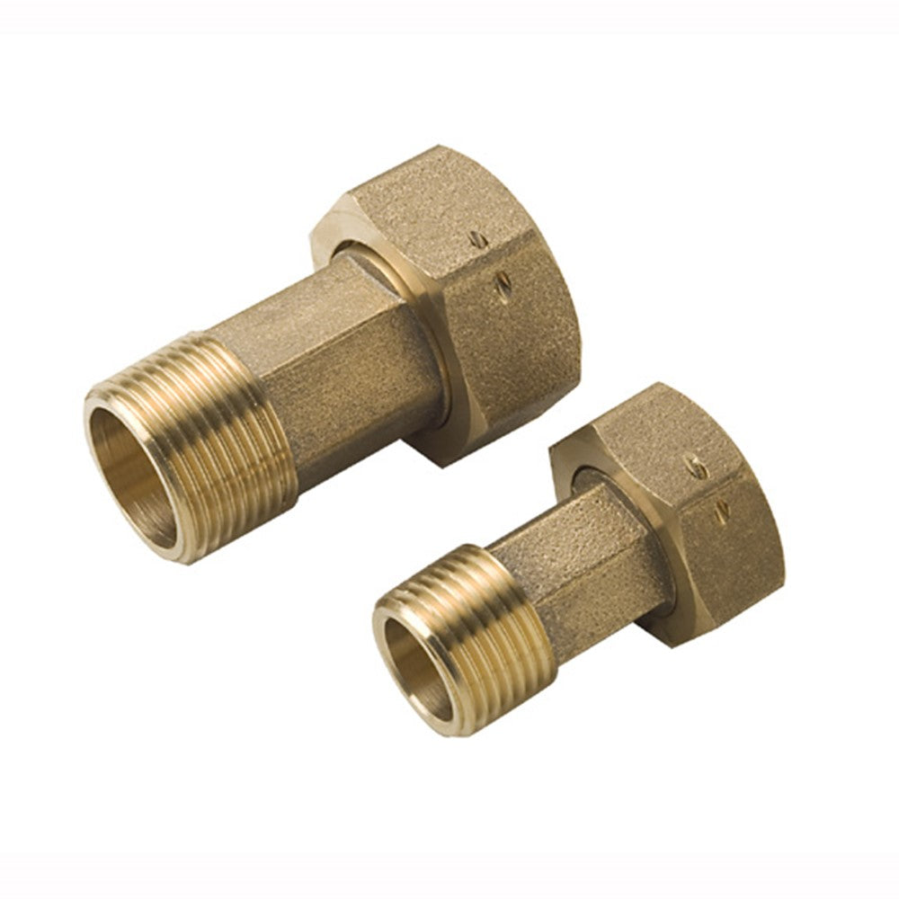 Watermeterkoppelingen set DN15 3/4 productfoto hoge resolutie