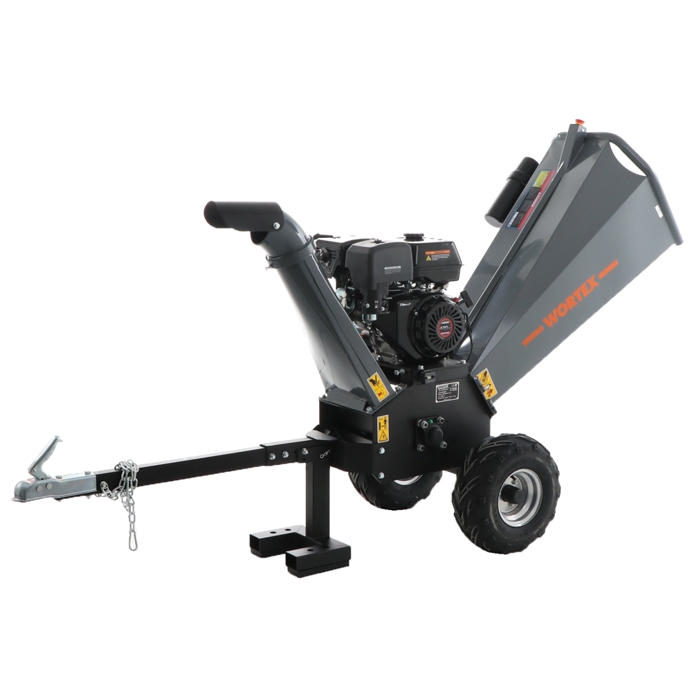Wortex Drake D420/120L benzine hakselaar, takken tot 90 mm | Rabe
