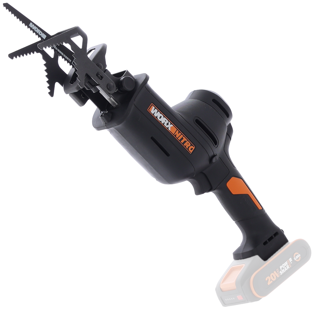Worx WG893E.9 accu reciprozaag, 20 V zonder accu | Rabe